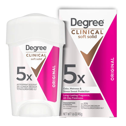Degree Clinical soft solid deodorant in Original scent
