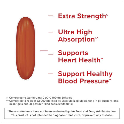 Qunol CoQ10 60 softgels wellness supplement