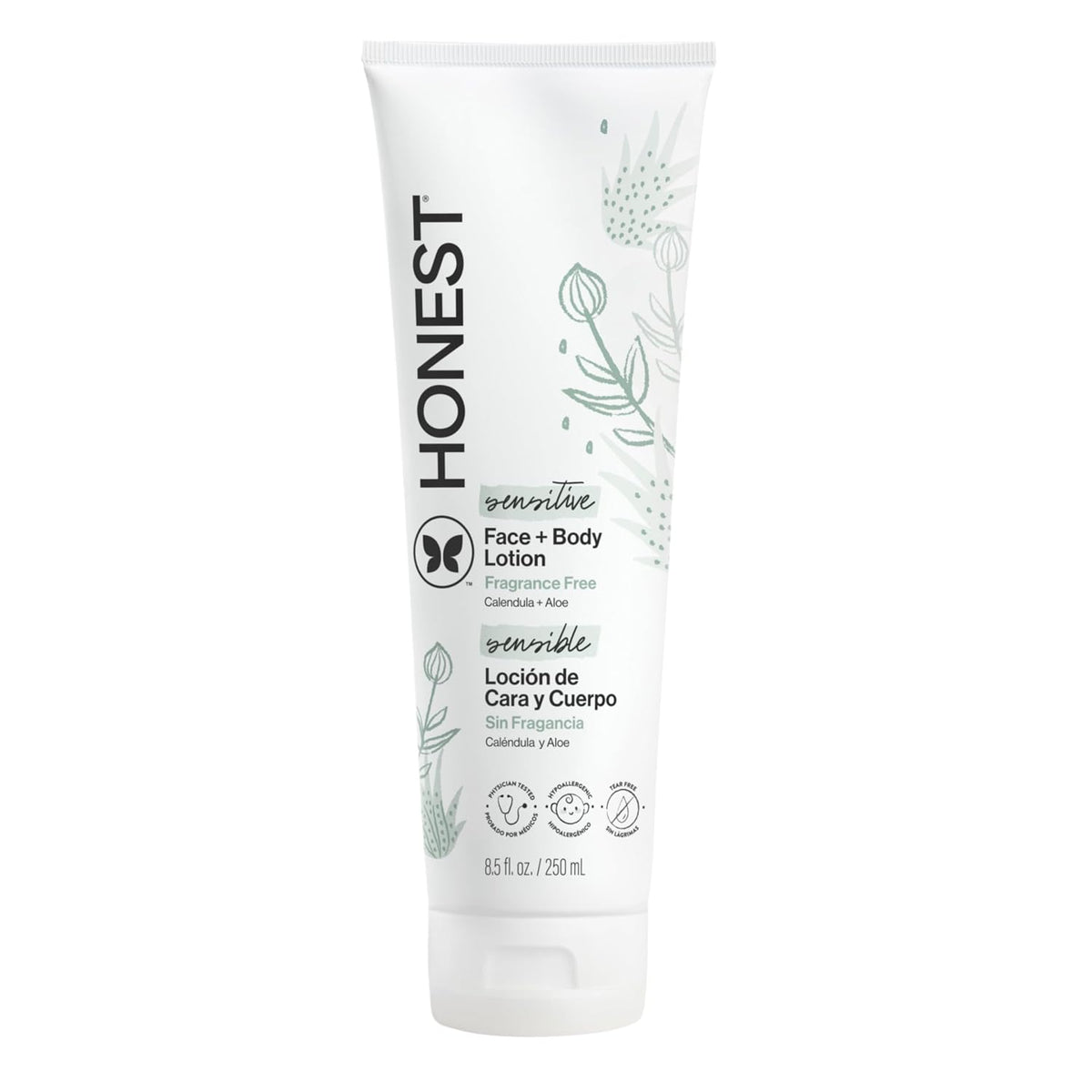 Fragrance-free body lotion for sensitive skin