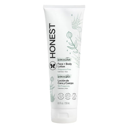 Fragrance-free body lotion for sensitive skin