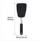 Flexible OXO turner for eggs and crepes