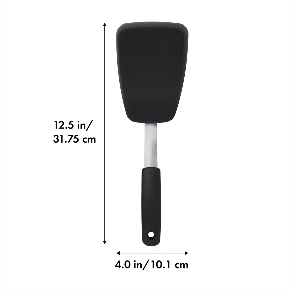 Flexible OXO turner for eggs and crepes