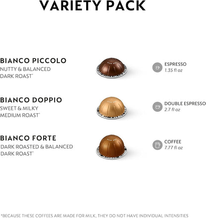 Visit the Nespresso Store — Nespresso Vertuo, Discovery Variety Pack, 50-Count Coffee and Espresso Pods - product image 65