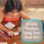 Kids creative sticker maker for crafts