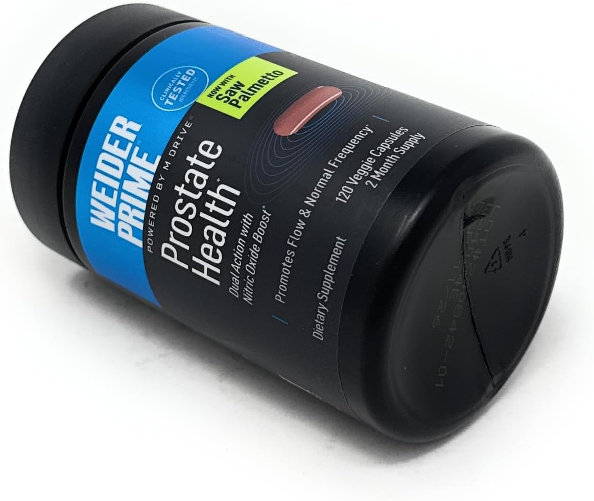 Weider Prime Prostate Health with Saw Palmetto, 120 Capsules