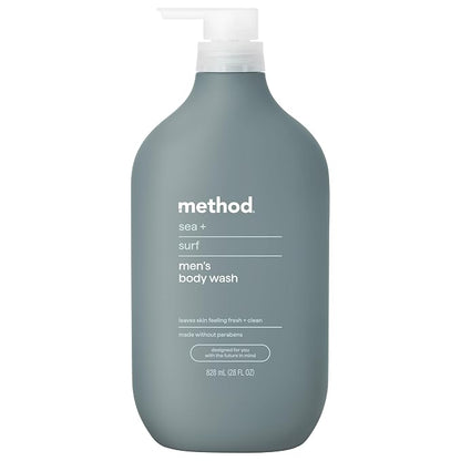method Men’s Sea + Surf body wash 28 fl oz bottle