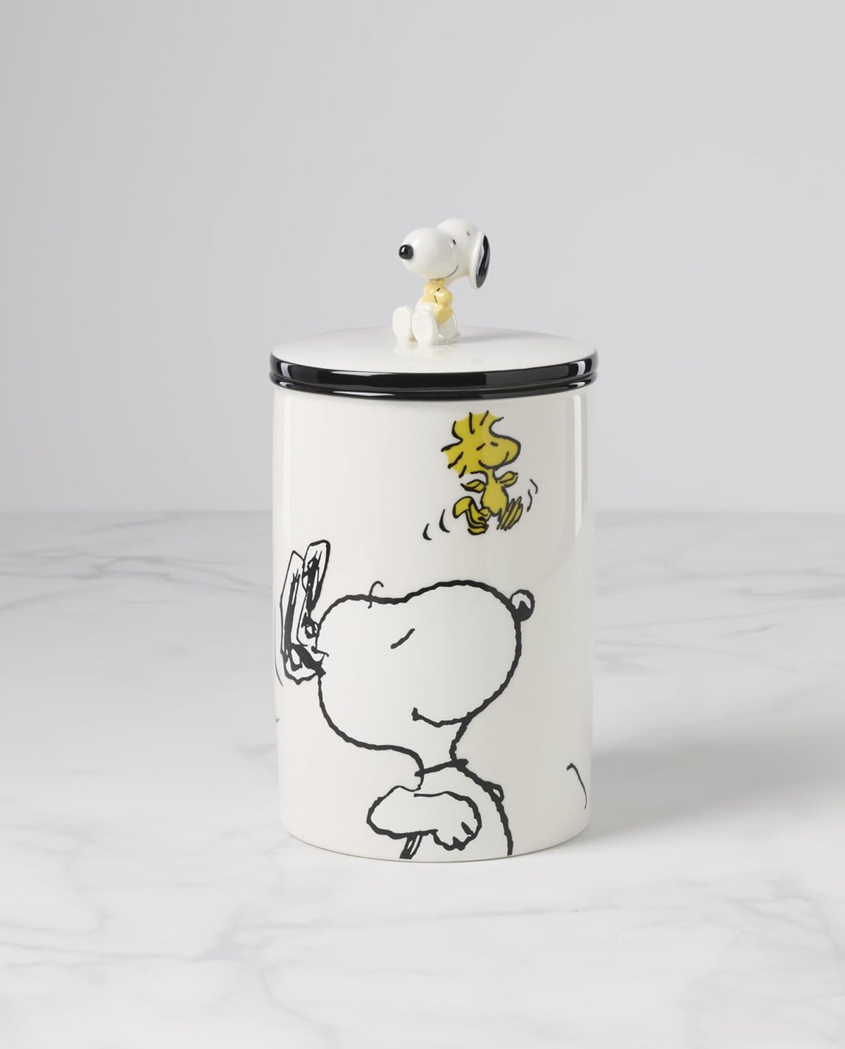 Chef Snoopy porcelain food storage canister by Lenox