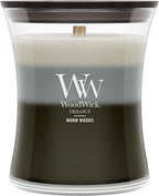 WoodWick 9.7oz tri-scented candle with wooden lid