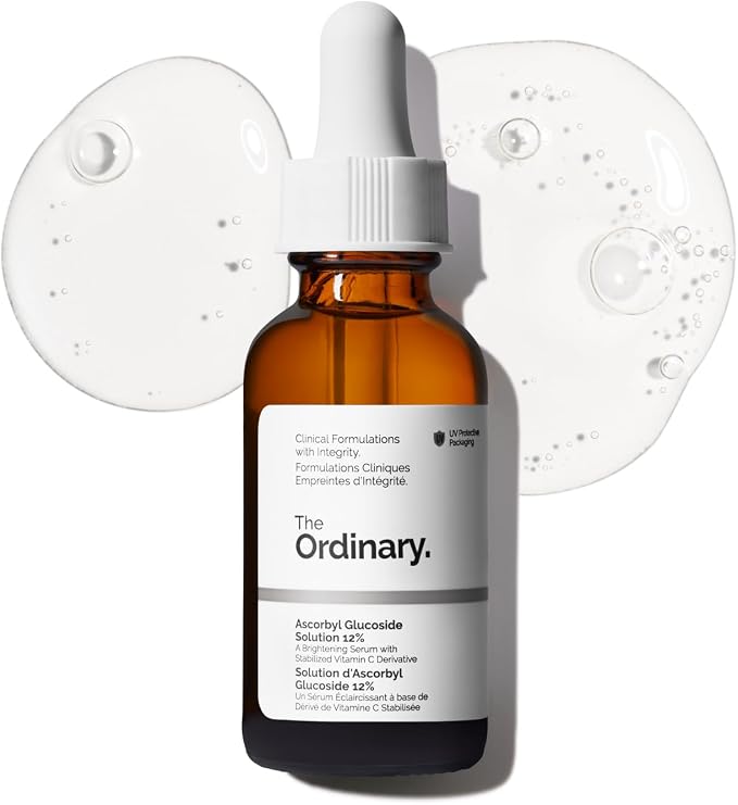 The Ordinary Ascorbyl Glucoside Solution 12% serum bottle