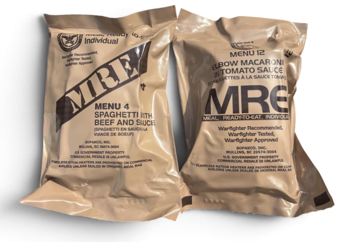 Ready-to-eat meal packs for camping