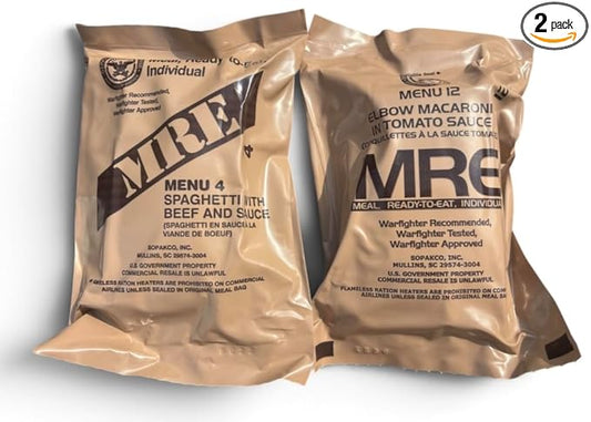 MRE 2-pack emergency food supply