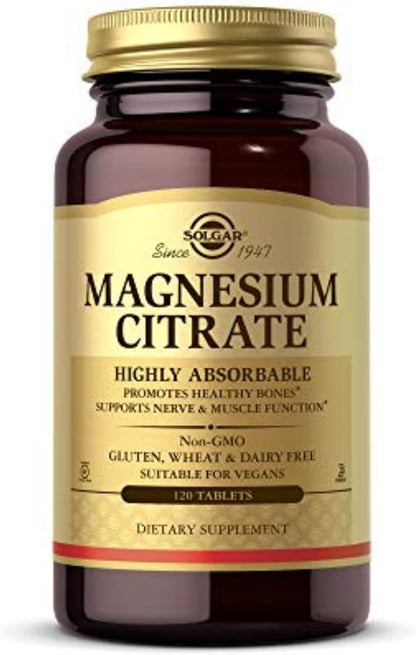 Solgar Magnesium Citrate Non-GMO supplement
