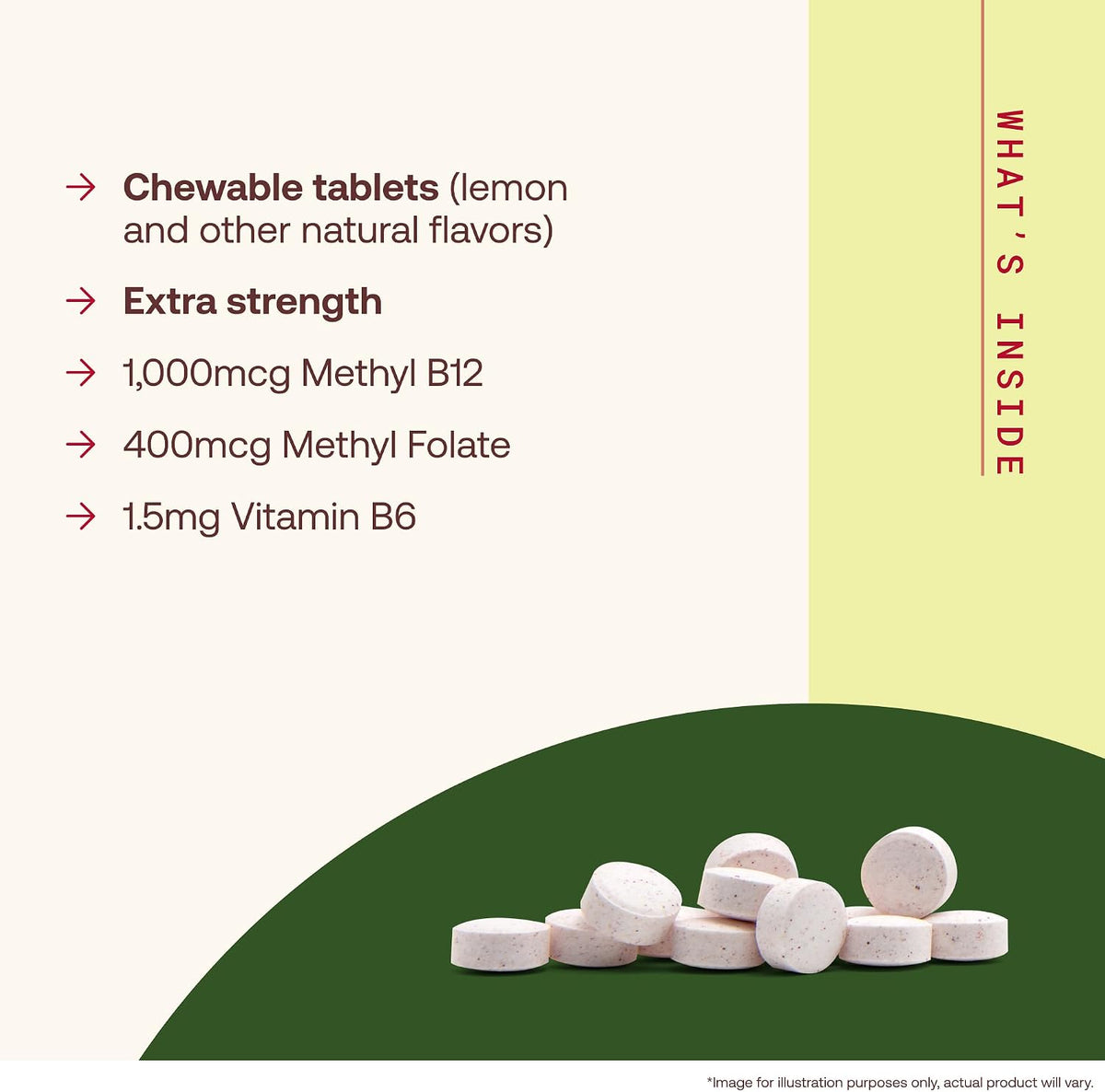 Jarrow vegan B12 folate dietary supplement