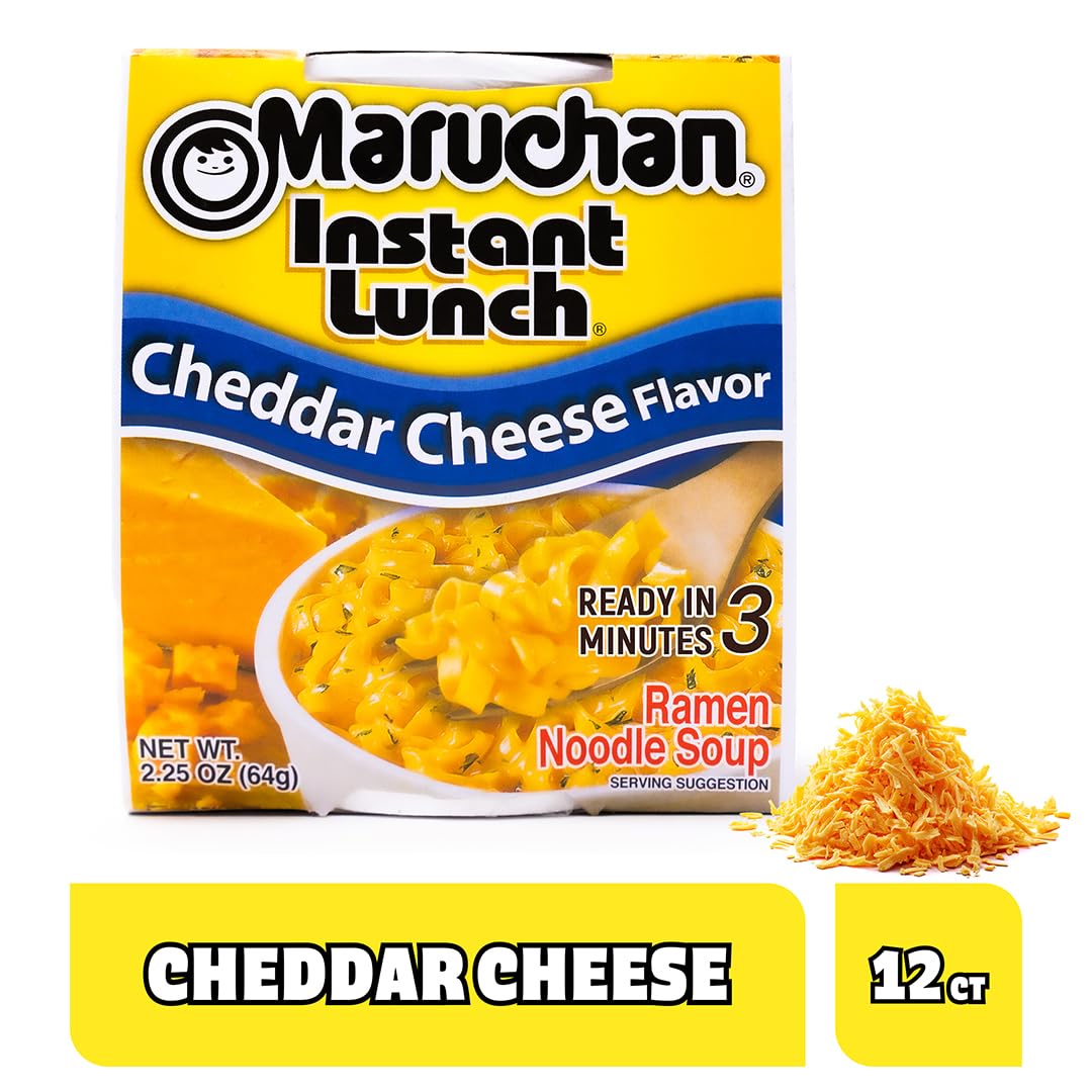 Maruchan 2.25 oz instant ramen cup cheddar flavor