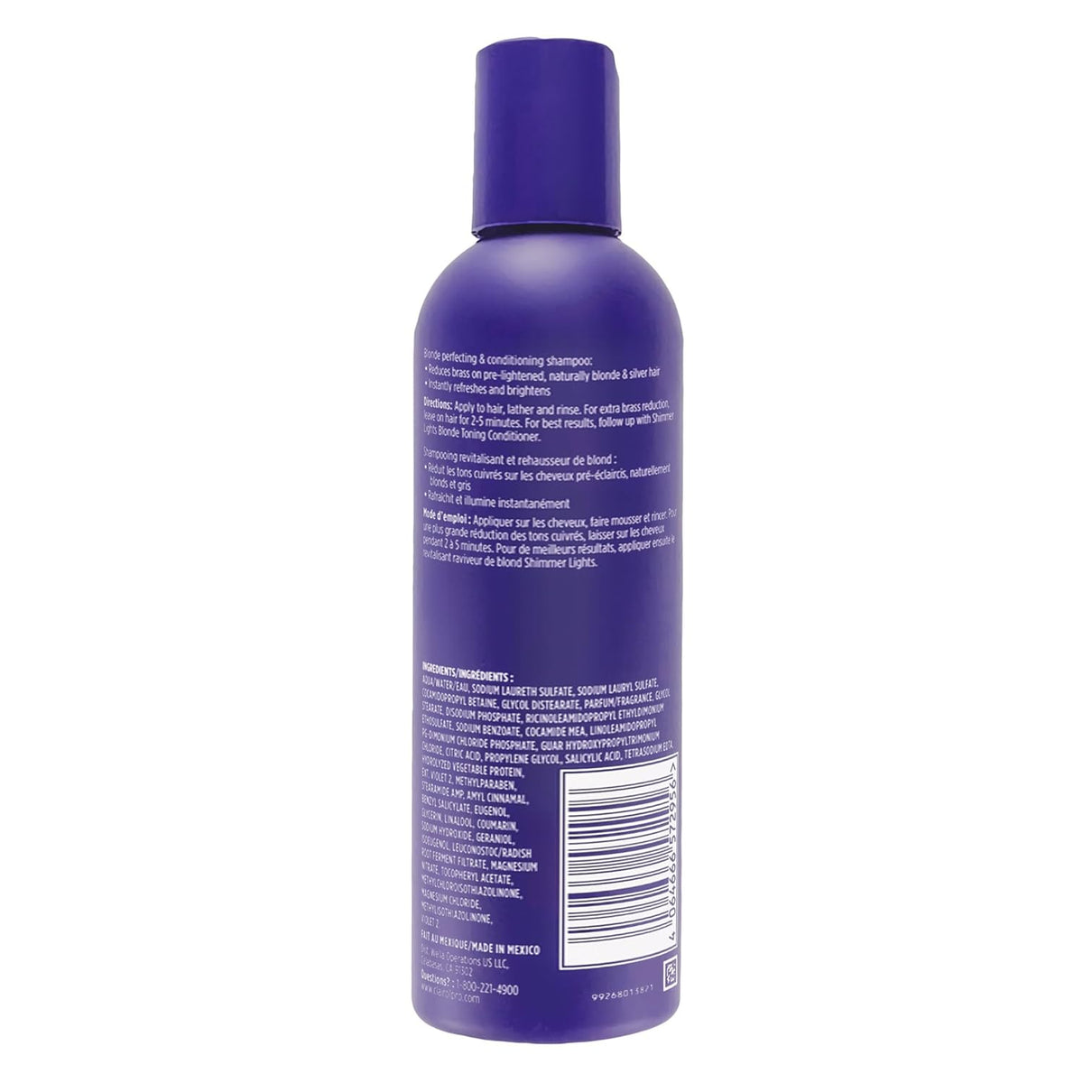 Shimmer Lights blonde toning shampoo
