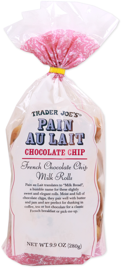 Trader Joe's Chocolate Chip Pain Au Lait sweet bakery bread
