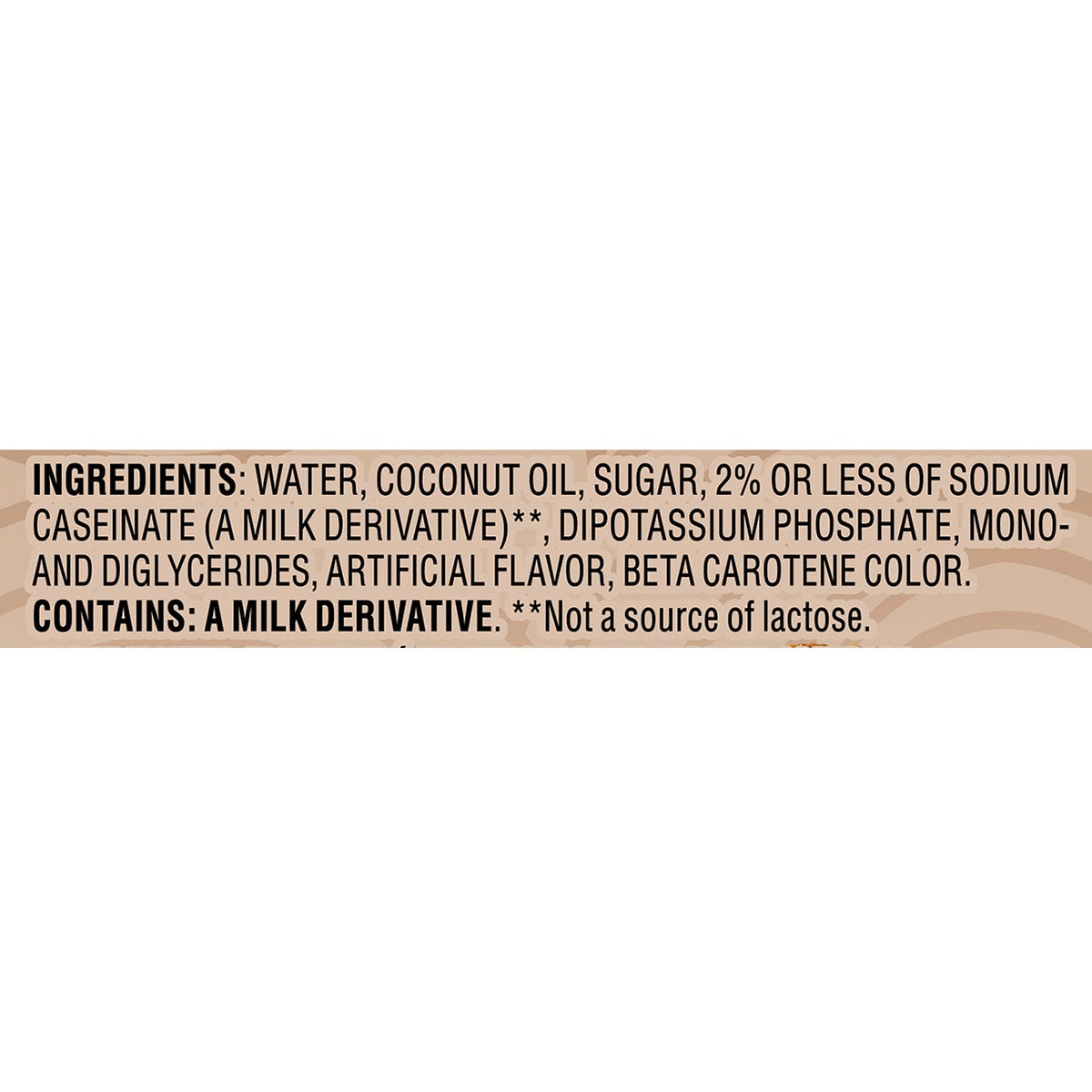Liquid coffee creamer box with 180-count servings
