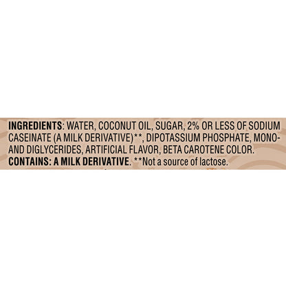 Liquid coffee creamer box with 180-count servings