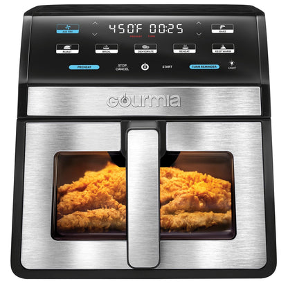 Gourmia 8-quart digital air fryer front view