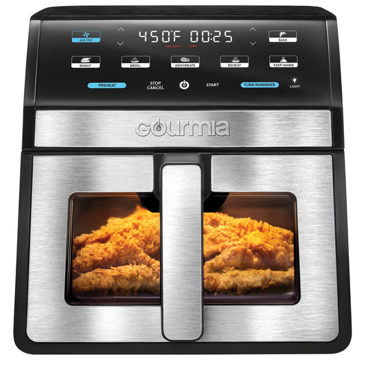 Gourmia 8-quart digital air fryer front view