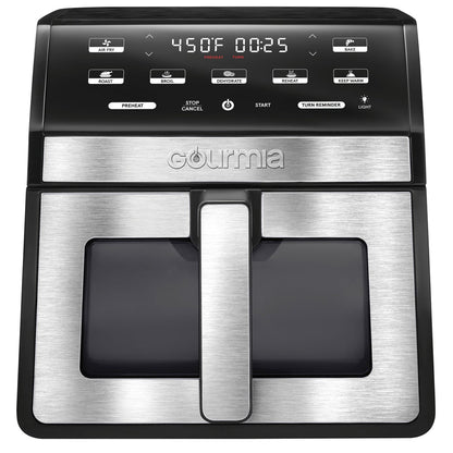 Gourmia digital air fryer product packaging view