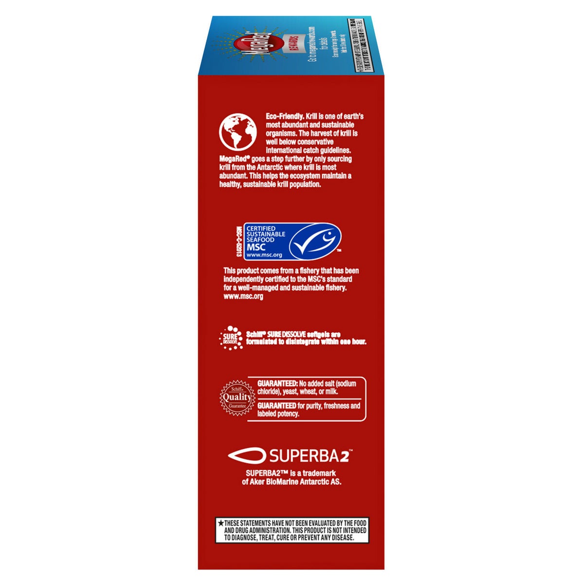 Schiff MegaRed joint care supplement front label