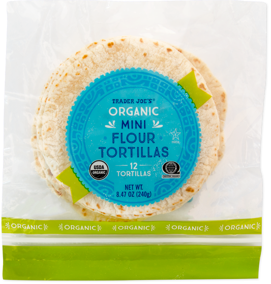 Trader Joe's organic mini flour tortillas