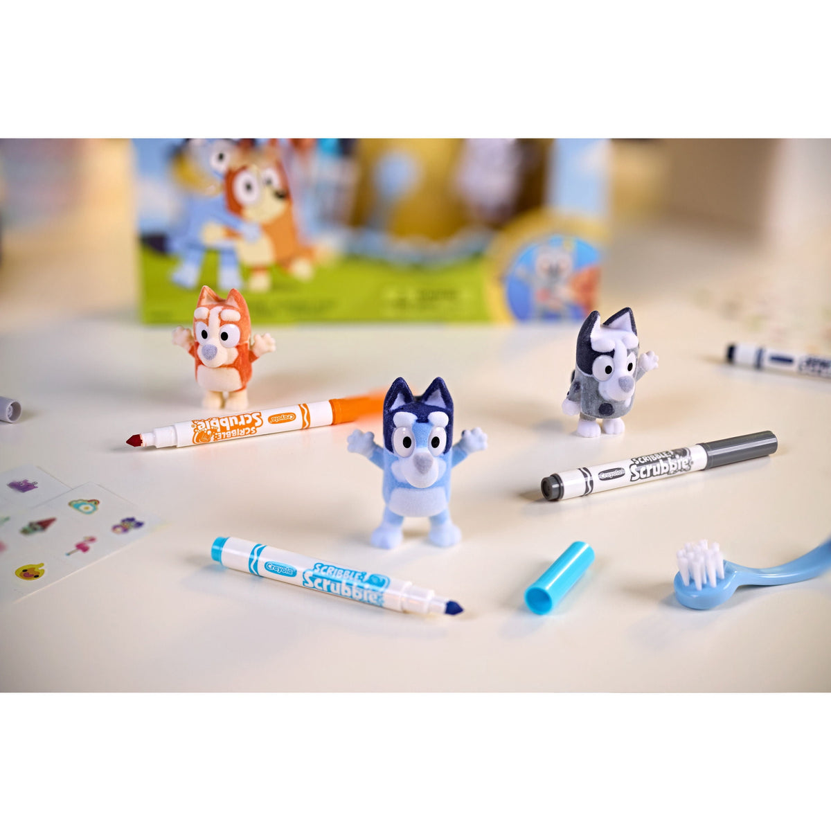 Crayola Bluey pets for color-wash-repeat play