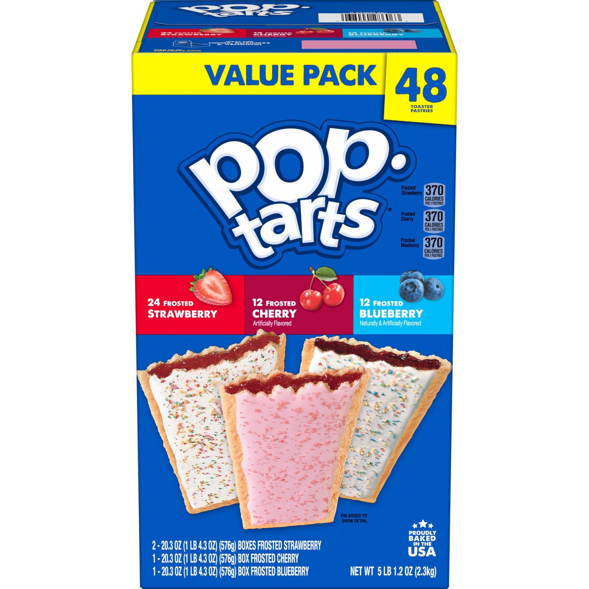 Pop-Tarts variety pack toaster pastries 48 count