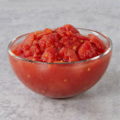 Vine ripened Kirkland Signature diced tomatoes