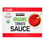 Kirkland Signature organic tomato sauce 12-count pack