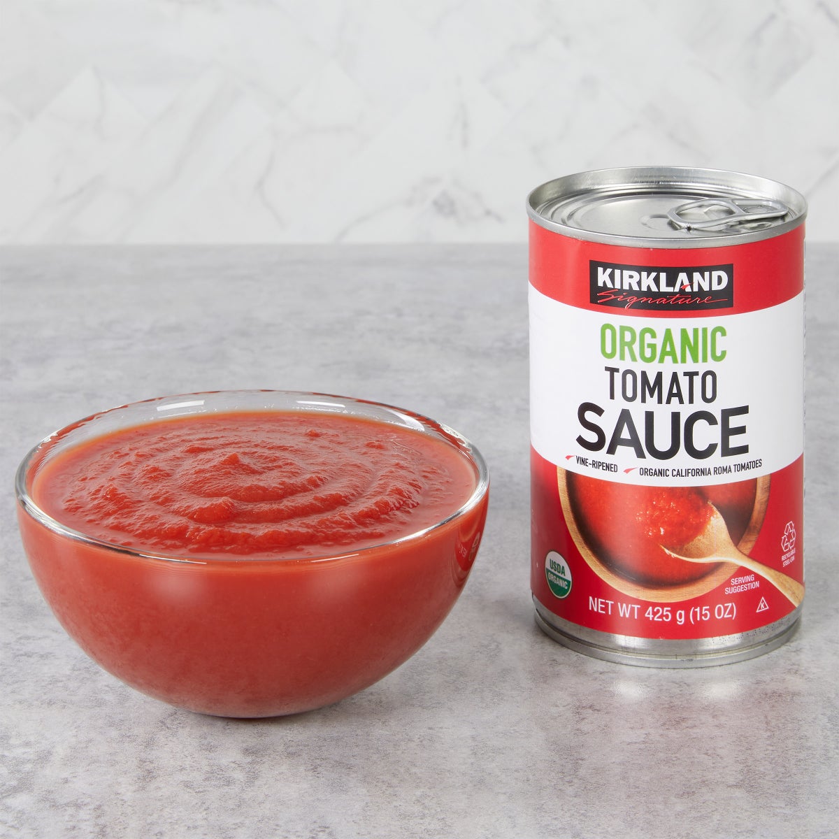 USDA certified organic tomato sauce by Kirkland Signature