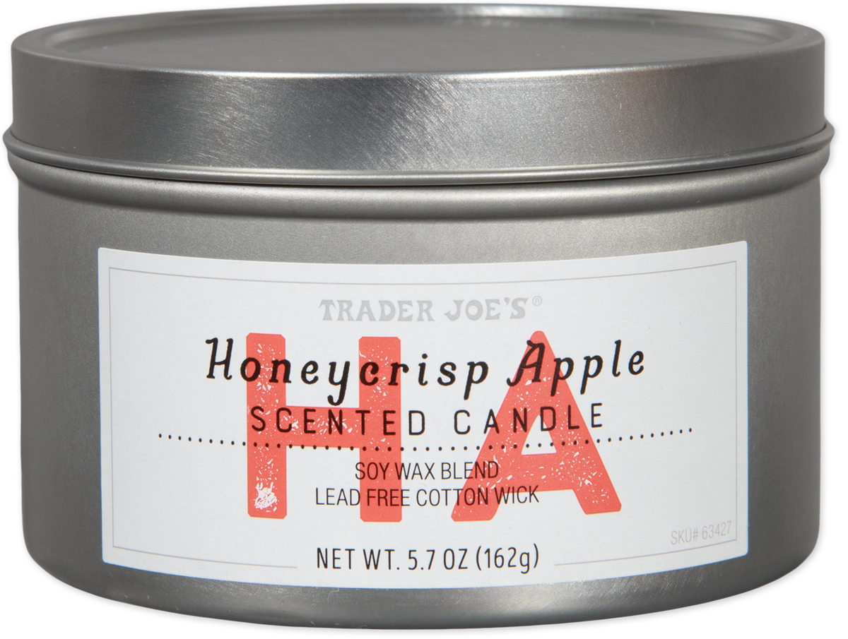 Trader Joe's Honeycrisp Apple scented candle