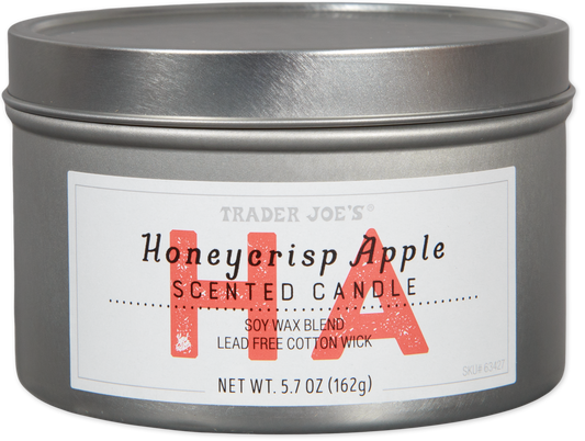 Trader Joe's Honeycrisp Apple scented candle