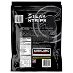 Kirkland Signature extra thick steak strips ready to eat snack