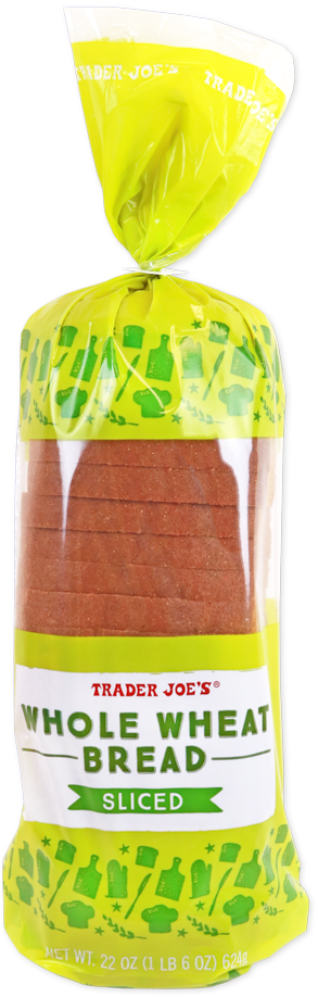 Trader Joe's whole wheat sliced bread loaf