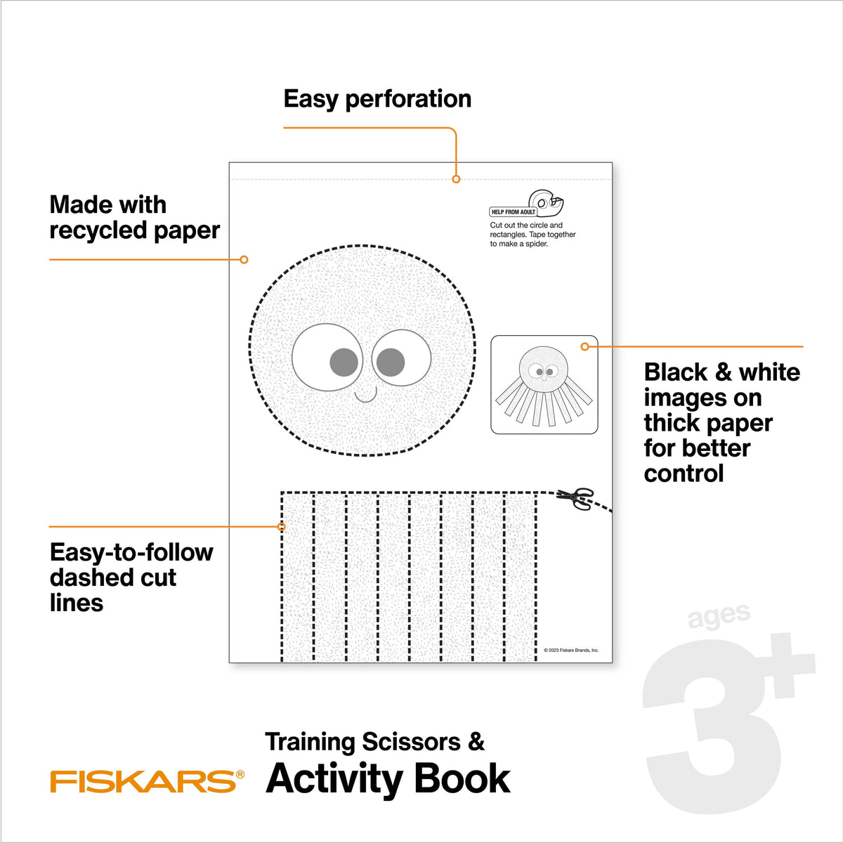 Kids Cut & Create scissors and 30-page activity book