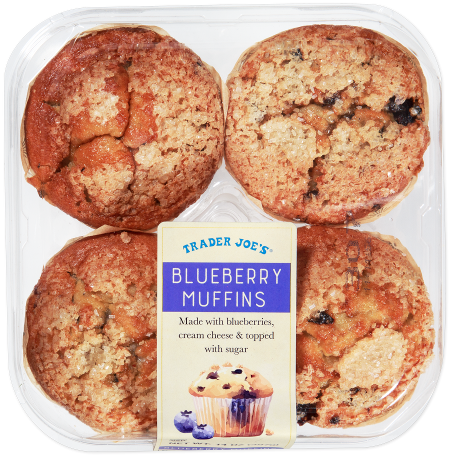 Trader Joe's blueberry muffins