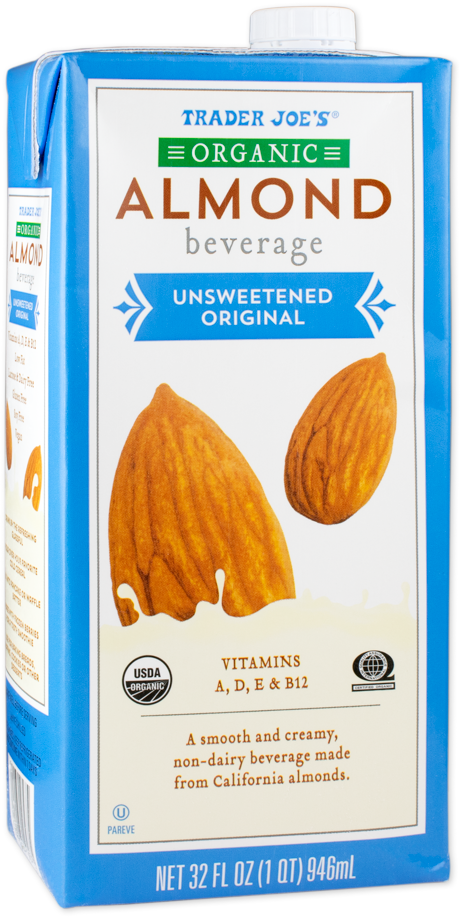 Trader Joe's organic unsweetened almond beverage