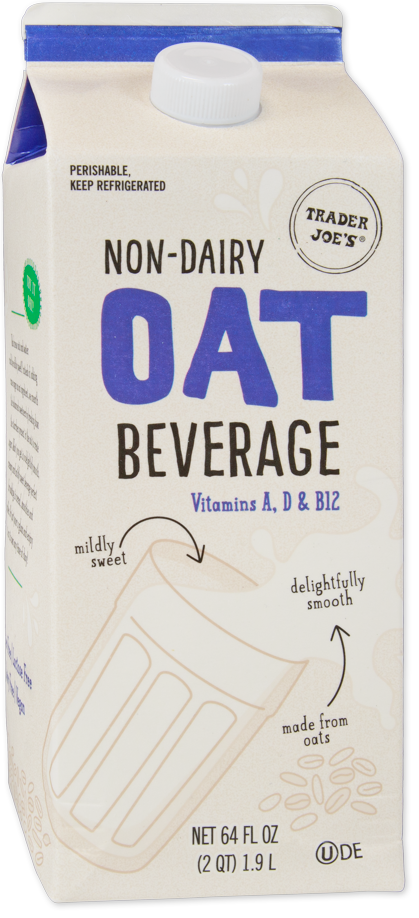 Trader Joe's Non-Dairy Oat Beverage dairy-free oat drink