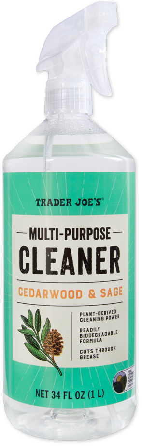 Trader Joe's multi-purpose cleaner cedarwood and sage