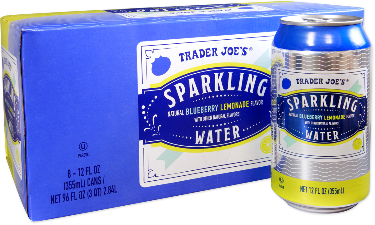 Trader Joe's Blueberry Lemonade Sparkling Water