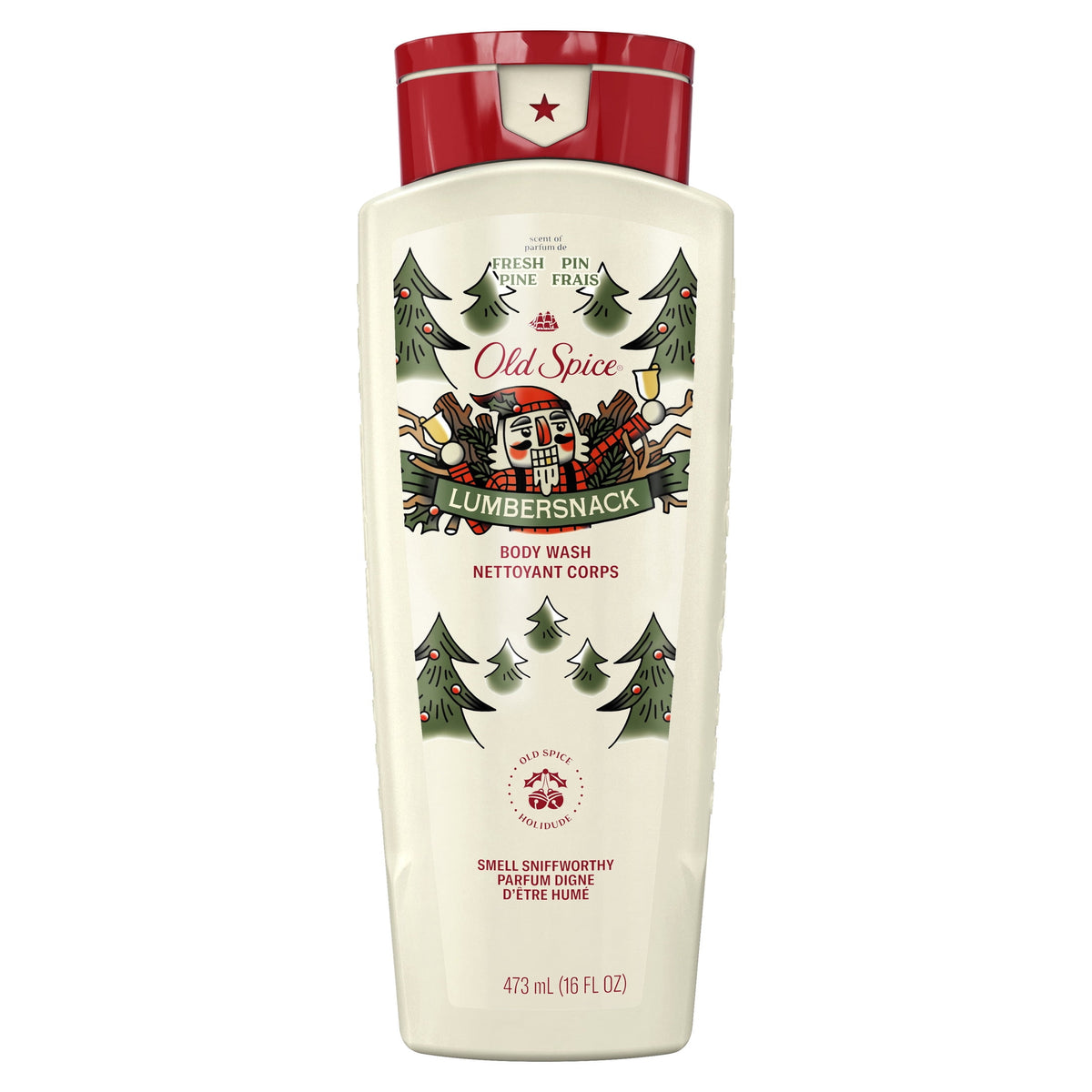 Old Spice holiday grooming body wash in Fresh Pine