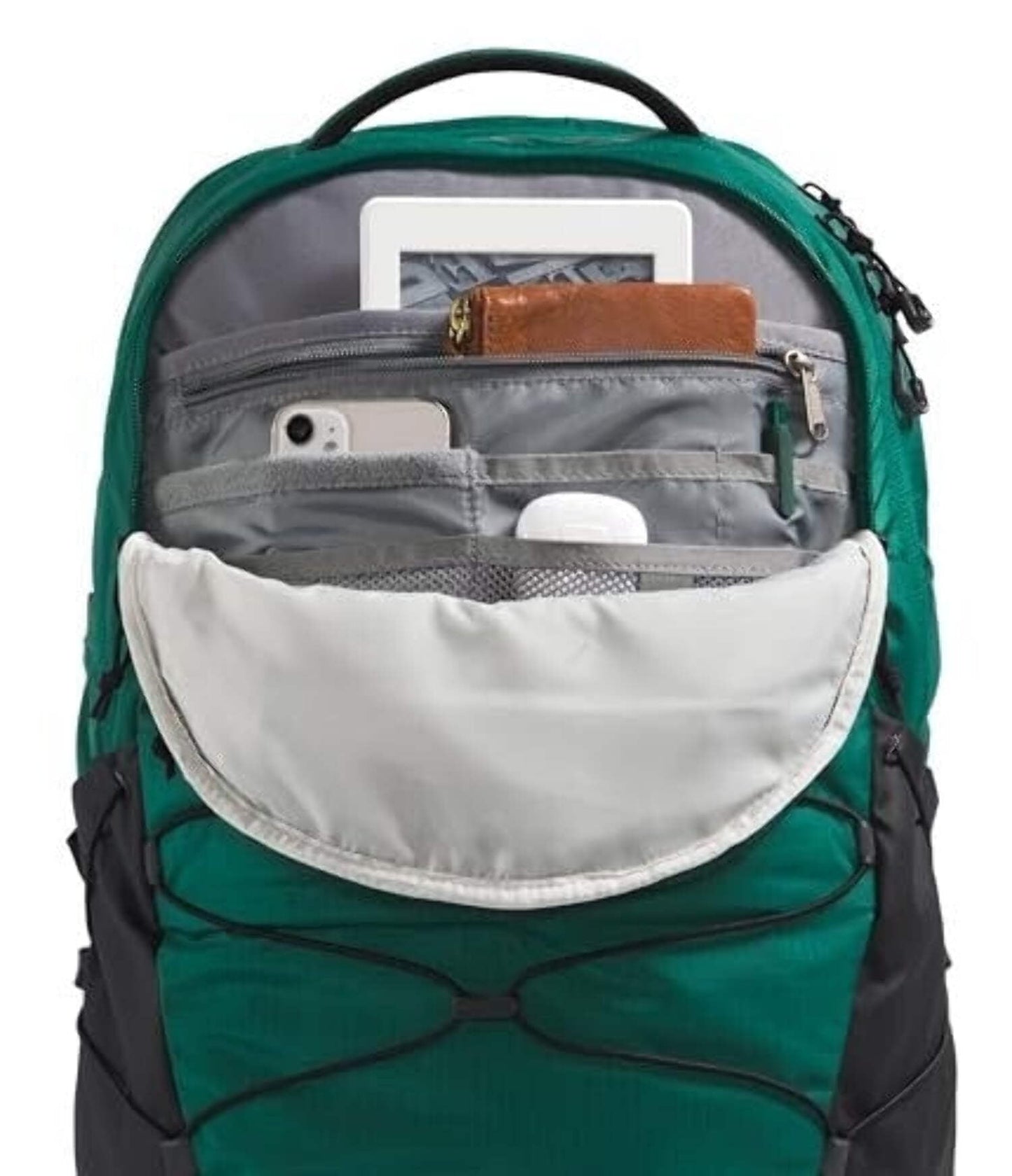 Back view of Borealis commuter backpack with padded straps