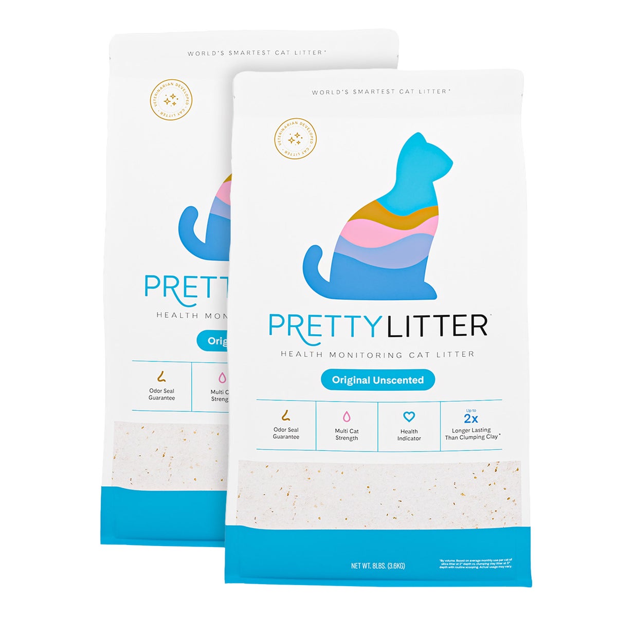 Lightweight unscented cat litter for single and multi-cat homes