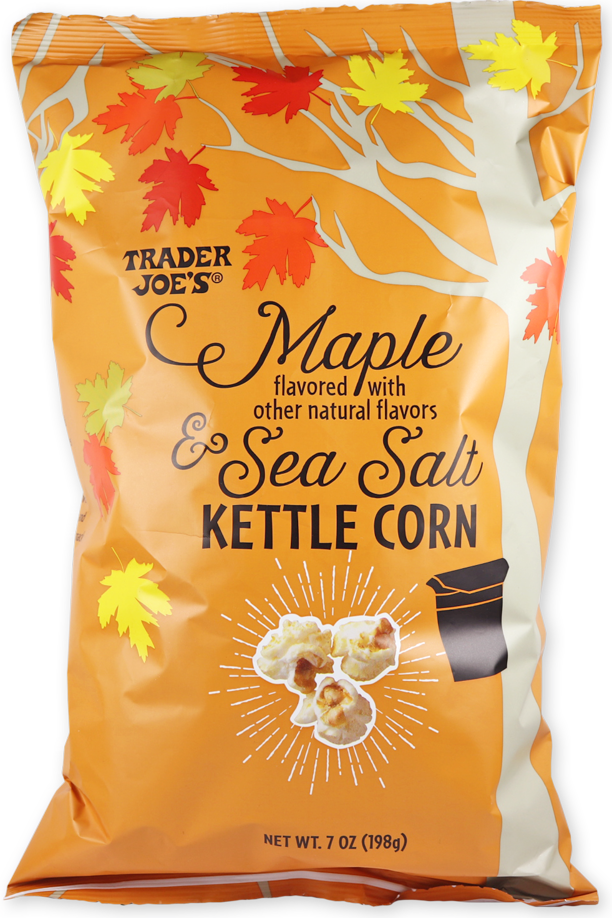 Trader Joe's maple and sea salt kettle corn snack