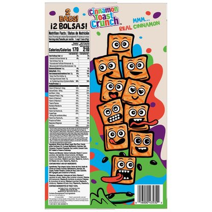 Family-size cinnamon sugar breakfast cereal by General Mills