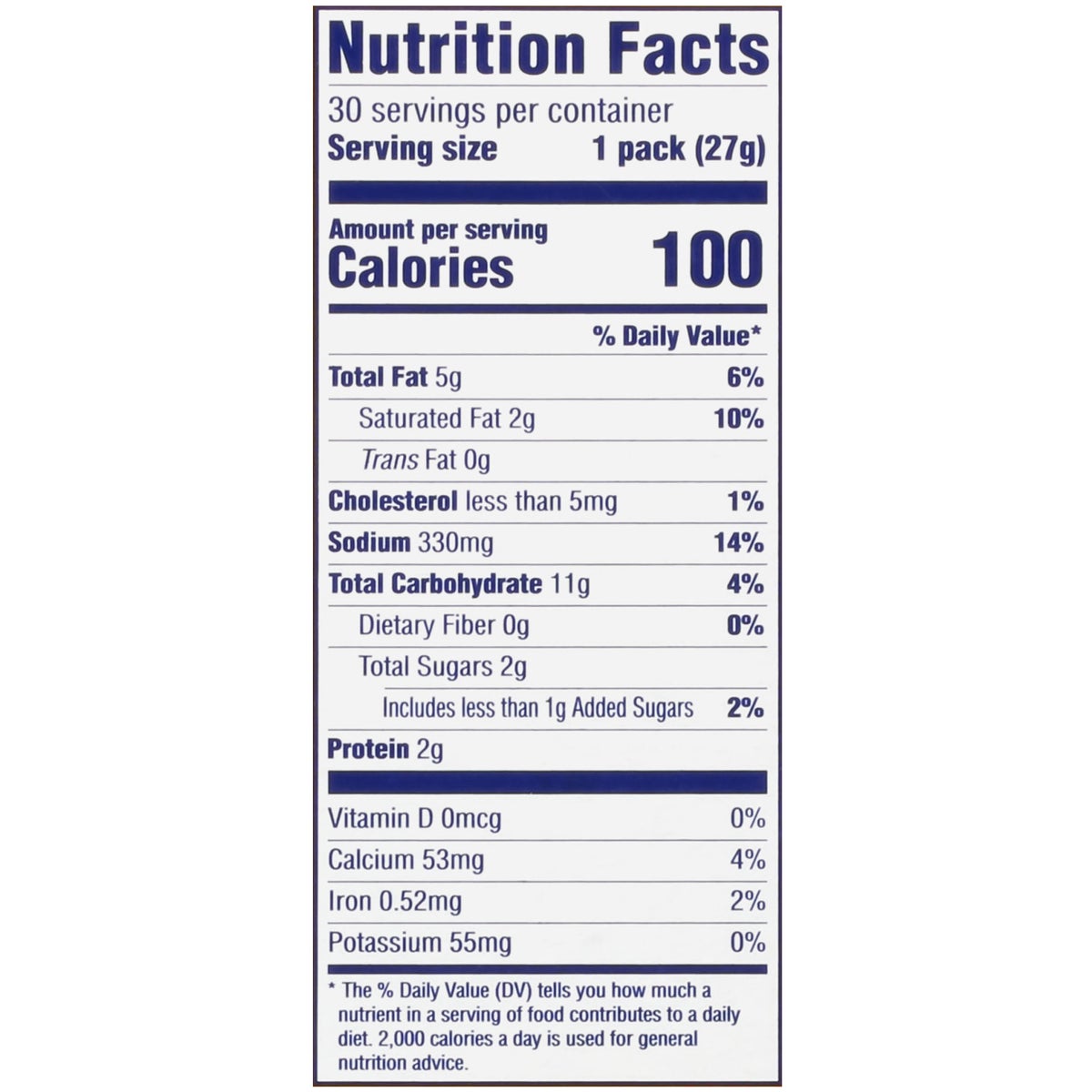Individually packaged Ritz Handi-Snacks 0.95 oz