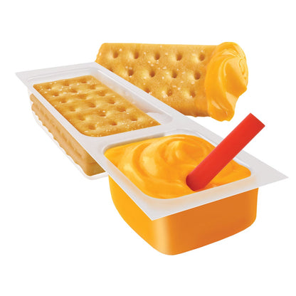Classic Ritz crackers snack with real cheese dip