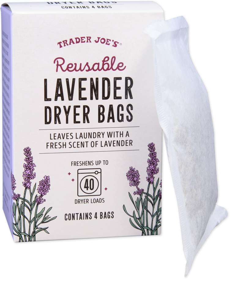Trader Joe's reusable lavender dryer bags